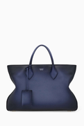 Ferragamo Monogram Tote Bag in Calfskin Leather