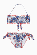 MC2 Saint Barth Emy Bandeau Frou Frou Bikini Set
