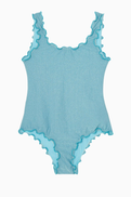 MC2 Saint Barth Clio One-piece Swimsuit in Lurex