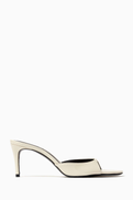Schutz Lush Eden 75 Mules in Leather
