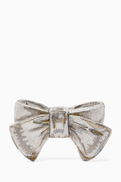 Judith Leiber Bow Crystal-embellished Clutch