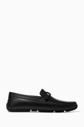 Bally Posye Loafers in Grained Leather