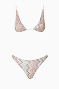Missoni Zigzag Triangle Bikini Set