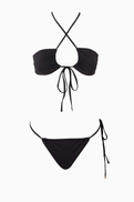 The Attico Halterneck Bikini Set
