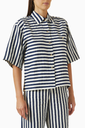 Maje Calais Striped Shirt