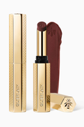 Guerlain 291 Deep Dahlia KissKiss Blur Matte Honey-infused Lipstick, 1.85g