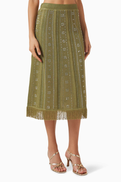 Maje Jilurex Midi Skirt