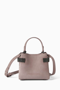 Brunello Cucinelli Small Top-Handle Essence Bag in Suede