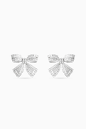 Self-Portrait Crystal Bow Earrings