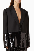 BLSSD Haley Oversized Sequin-embllished Blazer