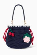Self-Portrait Crochet Pouch