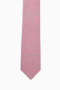 Ferragamo Loghi Printed Tie in Silk