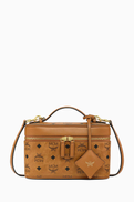 MCM Small Aren Vanity Case Bag in Visetos