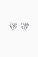 Fergus James Junior Heart Diamond Studs