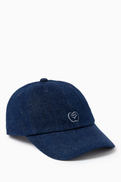 Maje Logo Cap in Denim