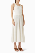 SANDRO Boreale Rib-knit Dress