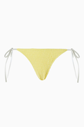Solid & Striped Iris Bikini Briefs in Puckered Gingham