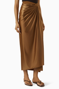 Staud Romee Sarong in Jersey
