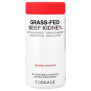 Codeage, Grass-Fed Beef Kidney, 180 Vegetable Capsules 500 mg Per capsule