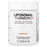 Codeage, Liposomal Turmeric+, 90 Vegetable Capsules
