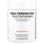 Codeage, Teen Fermented Multivitamin+, 60 Vegetable Capsules