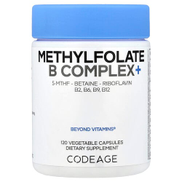 Codeage, Methylfolate B Complex+, 120 Vegetable Capsules