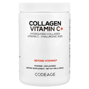 Codeage, Collagen Vitamin C+ Powder, Unflavored, 9.98 oz 283 g