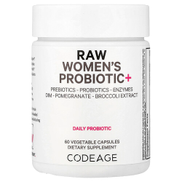 Codeage, RAW Women's Probiotic+, 60 Vegetable Capsules