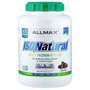ALLMAX, ISONatural , Whey Protein Isolate, Chocolate, 5 lbs 2.27 kg
