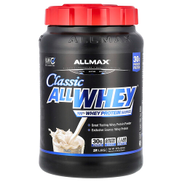 ALLMAX, CLASSIC ALLWHEY , 100 Whey Protein Source, Vanilla, 2 lbs 907 g