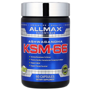 ALLMAX, Essentials, Ashwagandha KSM-66 , 60 Capsules 300 mg per Capsule