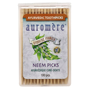 Auromere, Ayurvedic Toothpicks, Neem Picks, 100 Pieces
