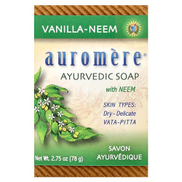 Auromere, Ayurvedic Bar Soap with Neem, Vanilla-Neem, 2.75 oz 78 g