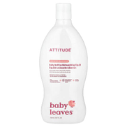 ATTITUDE, Baby Leaves , Baby Bottle Dishwashing Liquid, Unscented, 23.7 fl oz 700 ml
