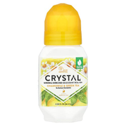 CRYSTAL, Mineral-Enriched Deodorant Roll-On, Chamomile & Green Tea, 2.25 fl oz 66 ml