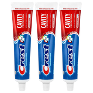 Crest, Cavity Protection, Fluoride Anticavity Toothpaste, Regular Paste, 3 Pack, 5.7 oz 161 g Each