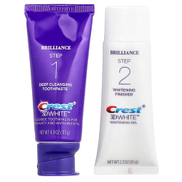 Crest, 3D White , Daily Whitening 2-Step Treatment, 1 Set