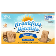 ChocZero, Premium Cookies، بسكويت الإفطار، الشوفان المحمص، 10 عبوات 0.9 أونصة 25 جم لكل منها
