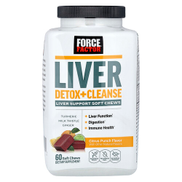 Force Factor, Liver Detox + Cleanse, Citrus Punch, 60 Soft Chews