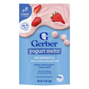 Gerber, Yogurt Melts , 8+ Months, Strawberry, 1 oz 28 g