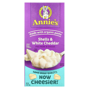 Annie's Homegrown, المعكرونة والجبن، والأصداف وجبن الشيدر الأبيض، 6 أونصة 170 جم