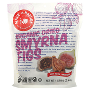 Made in Nature, Organic Dried Smyrna Figs, Sun-Dried, Unsulfured, 1 lb 454 g