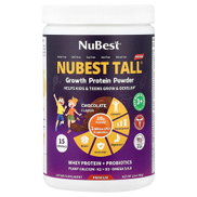 NuBest, NuBest Tall , Growth Protein Powder, For Kids & Teens 3+, Chocolate, 12 oz 340 g