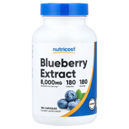 Nutricost, Blueberry Extract, 160 mg, 180 Capsules