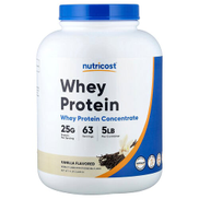 Nutricost, Whey Protein Concentrate, Vanilla, 5 lb 2,268 g