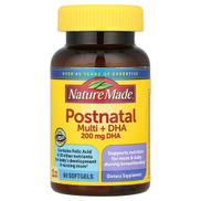 Nature Made, Postnatal Multi + DHA, 60 Softgels