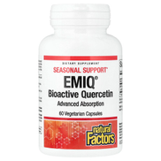 Natural Factors, EMIQ , Bioactive Quercetin, 60 Vegetarian Capsules