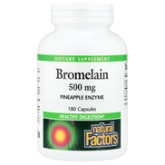 Natural Factors, Bromelain, 500 mg, 180 Capsules