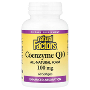 Natural Factors, Coenzyme Q10, 100 mg, 60 Softgels