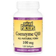 Natural Factors, Coenzyme Q10, 100 mg, 120 Softgels